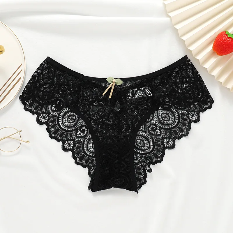 Meet'r Women Sexy Lace Panties Low-Rise Temptation Lingerie Female G String Transparent Underwear Hollow Out Briefs Intimates - Image 9