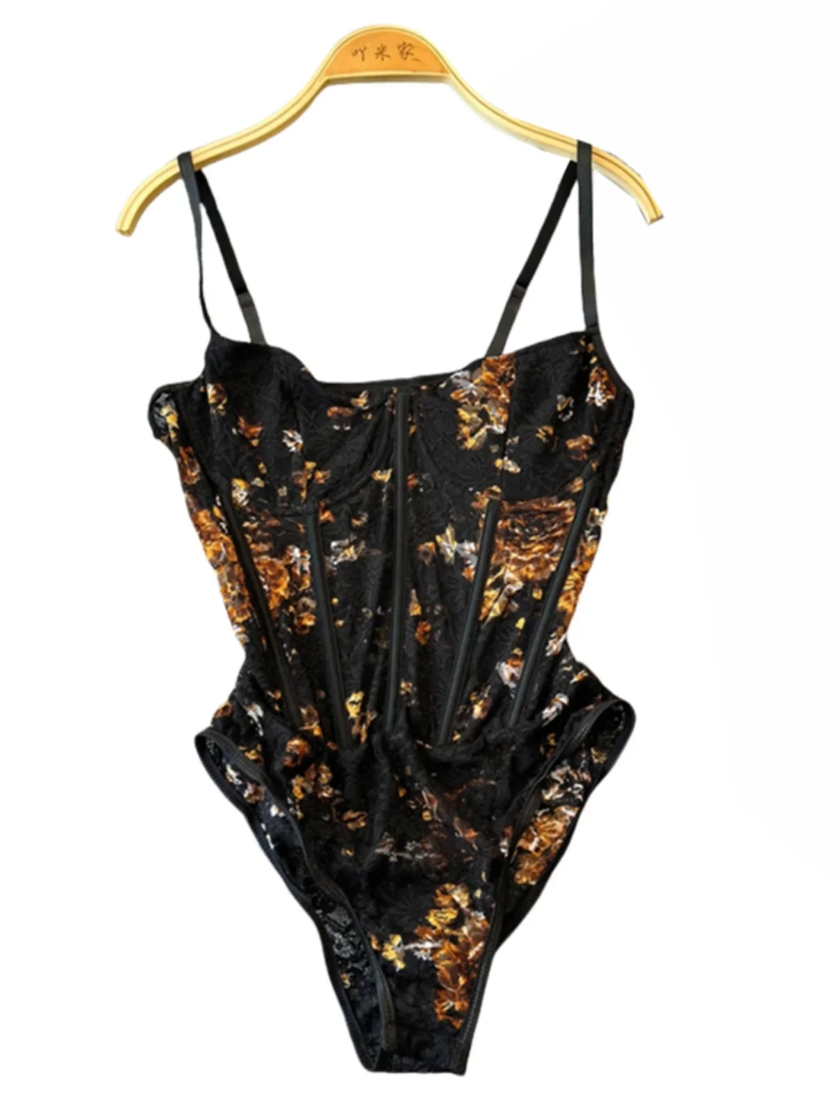 Foamlina Sexy Erotic Lace Suspender Onesie Women's 2024 New Design Slim Bottom Spaghetti Vest Tide Top Bodysuit Jumpsuit - Image 6