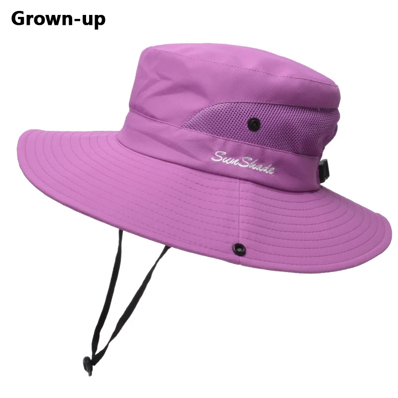 Summer outdoor sun hat, breathable sun hat, foldable sun hat, face mask hat, female ponytail hole fisherman hat - Image 16