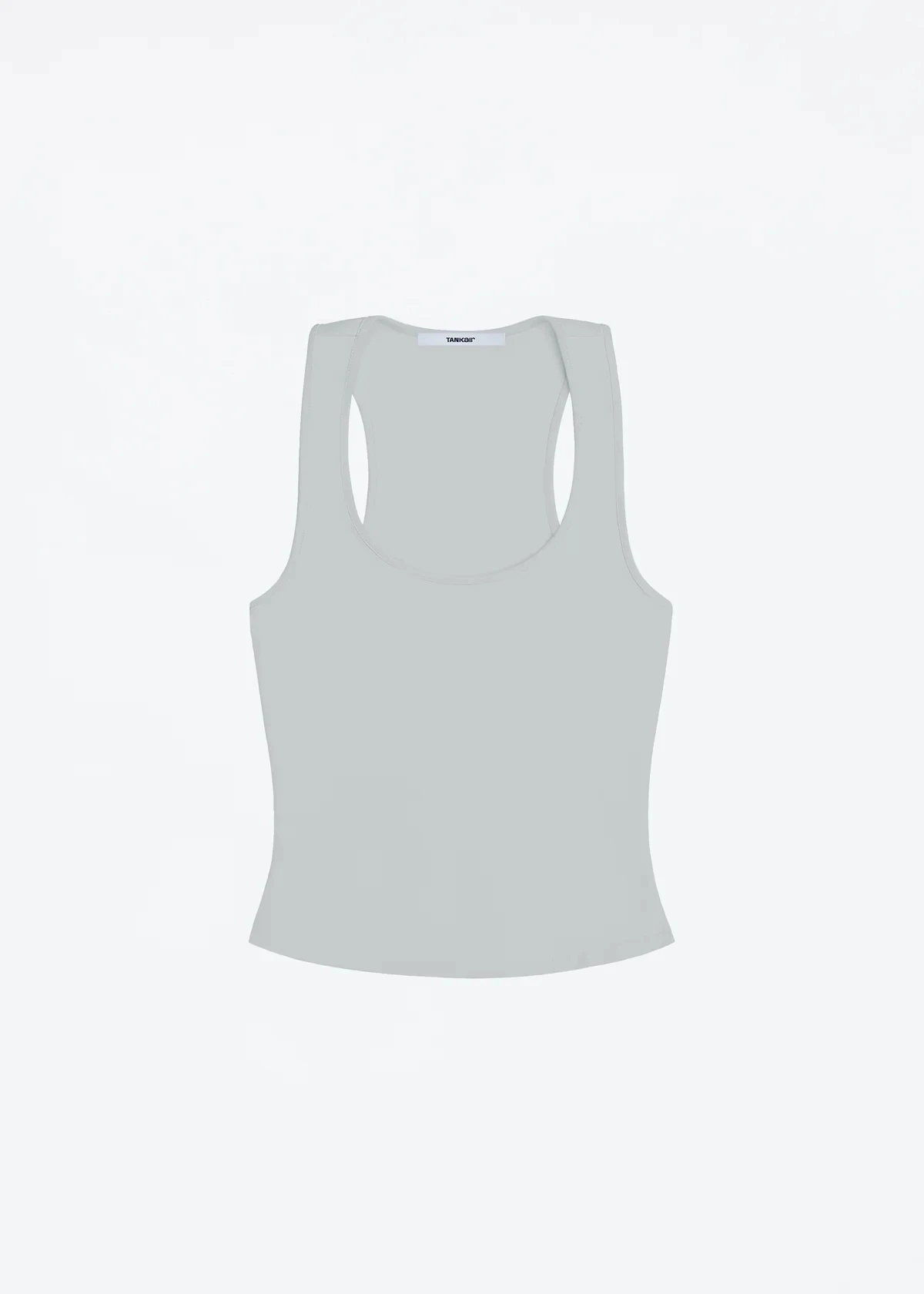 Tank Classic X-shaped Backless Baby Blue and Misty Gray Multi-color Comfortable Elastic Waist Tight Fit Backless Top - Image 9