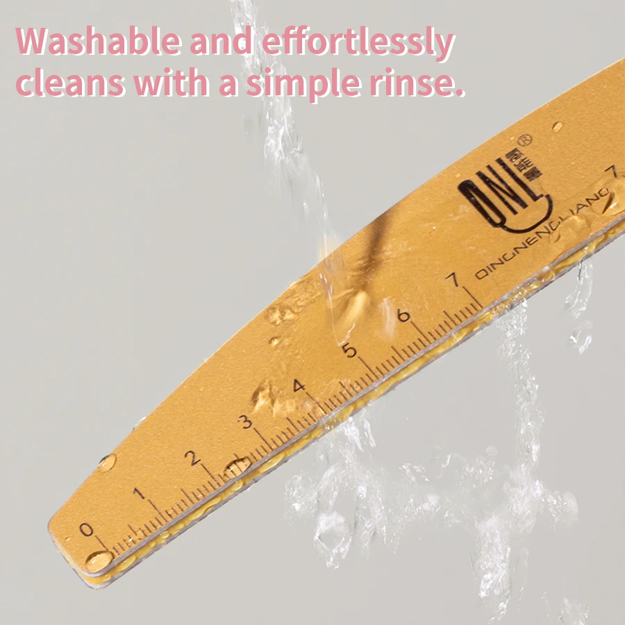 2/4/5/10pcs Nail File Set With Scale Nail Art Double-sided 180/240 Grit Nail File Grinding Sanding Buffer Buffing Manicure Tool - Image 5