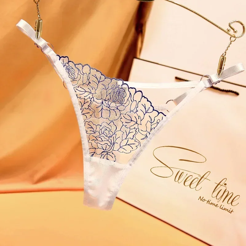 Sexy Lace Thong Women G Strings Panties lencerias sexy Transparent Underwear Ladies Briefs lingerie women Lingerie трусы женские - Image 11