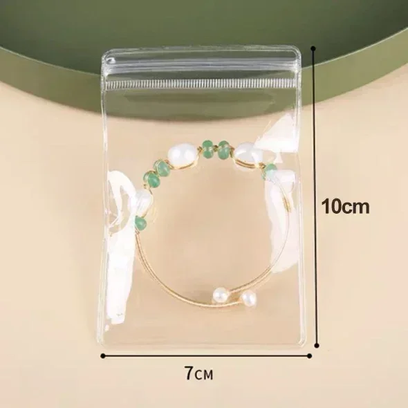 10/20Pcs Transparent PVC Jewelry Organizer Pouches Bag Anti-Oxidation for Earring Pendant Necklace Bracelet Storage Holder Boxes - Image 16