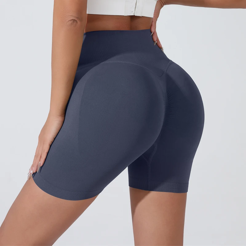 Women's High-Waist Breathable Yoga Shorts for Summer Running Short Tights Leggings Cycling Workout Gym Shorts Sports Shorts - Image 5