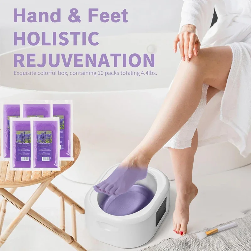 200g-450g Hand Mask Peel Off Hand Wax Moisturizing Hydrating Nourishing Exfoliating Hand Bath Film Hands Care Paraffin - Image 4