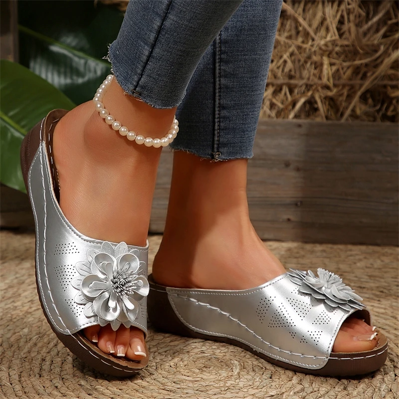 Fashion Summer Sandals Shoes Women Wedge Women Shoe Soft Slip On Women's Sandals Party Casual Footwear Zapatos De Mujer Female - Image 4