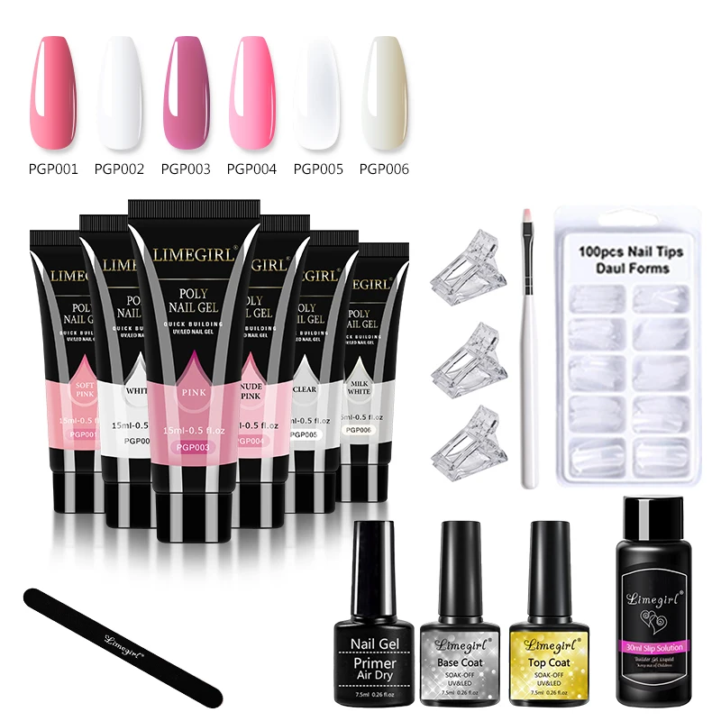 15ml Nail Gel Kit For Quick Extension Nail Art Polymer Gel Nail Tools Finger Extension Acrylic Solution Gel Polish Nail Art Kit - Image 10
