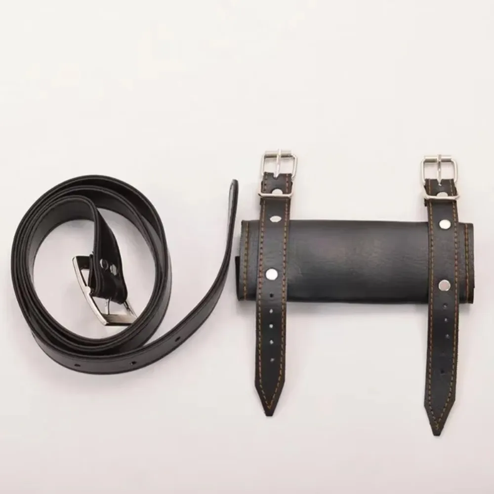 PU Leather Katana Belt Demon Slayer Style Sword Holder 110CM Waist Sheath for Rapier/Scabbard Cosplay Martial Arts Accessory - Image 5