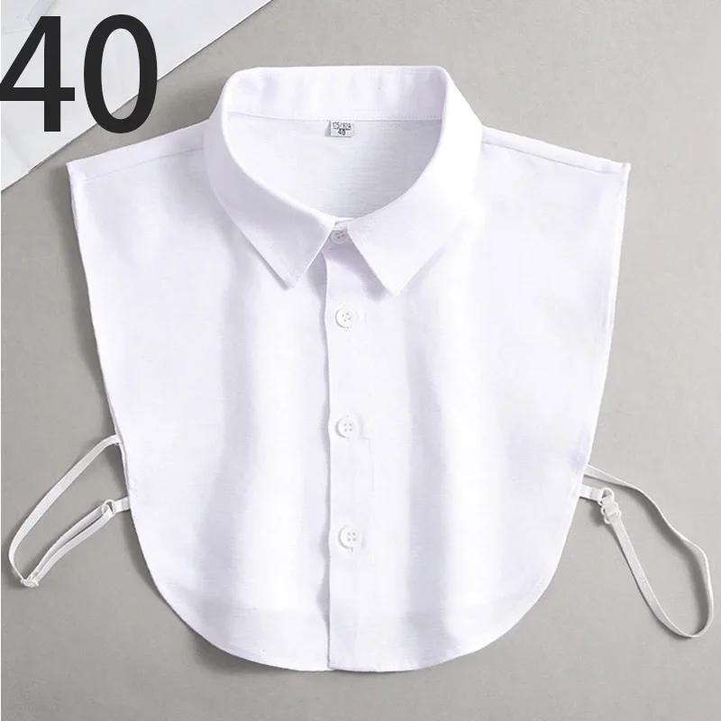Oxford Textile Cotton Fake Collar for Men Unisex Versatile Spring Summer Fashion Business Collar Inside Office Work Fake Shirt - Image 19