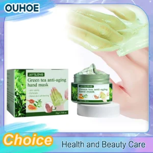 50g Green Tea Hand Mask Anti-Wrinkle Moisturizing Whitening Calluses Nourish Cream Care Repair Hand Exfoliating Smooth Skin Care