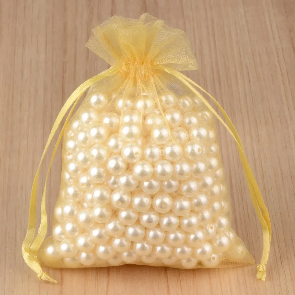 50pcs 24 Colors Jewelry Bag 5*7 7*9 9*12 10*15cm Wedding Gift Organza bag Jewelry Packaging Display & Jewelry Pouches - Image 21