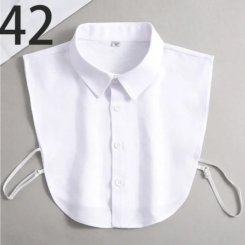 Oxford Textile Cotton Fake Collar for Men Unisex Versatile Spring Summer Fashion Business Collar Inside Office Work Fake Shirt - Image 16