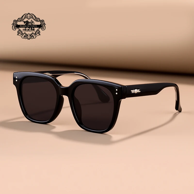 Rivets Sunglasses Men's Polarized Glasses Women Square Green Sunglass Man Eyewear 2025 Women's Eyepieces Lenses Woman Designer - Image 4