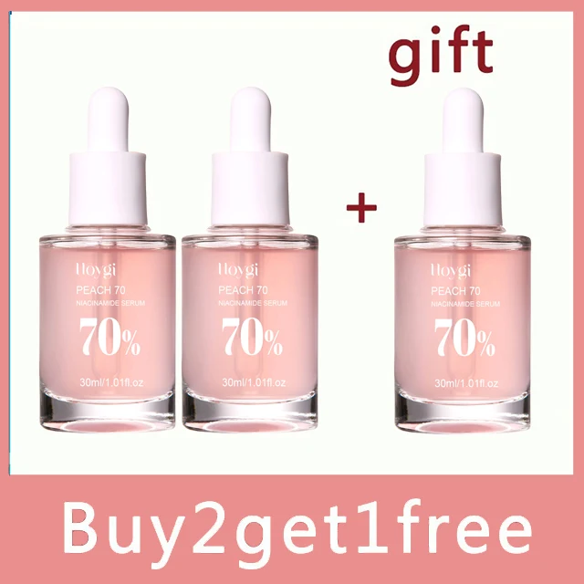 Peach 70% Niacinamide Serum 30ml Moisturizing Prevent Dryness Facial Essential Oil Increasing Elasticity Smooth Soften Skin Care - Image 7