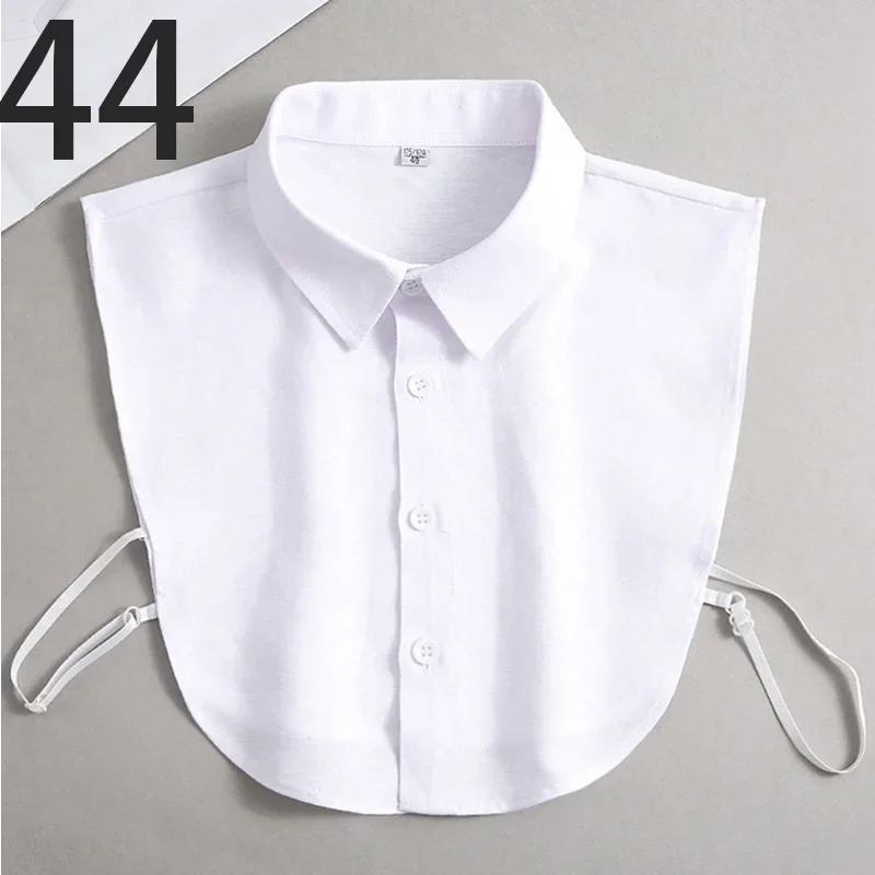 Oxford Textile Cotton Fake Collar for Men Unisex Versatile Spring Summer Fashion Business Collar Inside Office Work Fake Shirt - Image 17