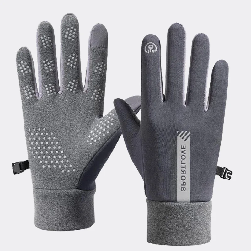 Womens Autumn and Winter Sports Warm Gloves Waterproof and Anti Slip Cycling Gloves Wind and Cold Resistant Outdoor Activity Glo - Image 4