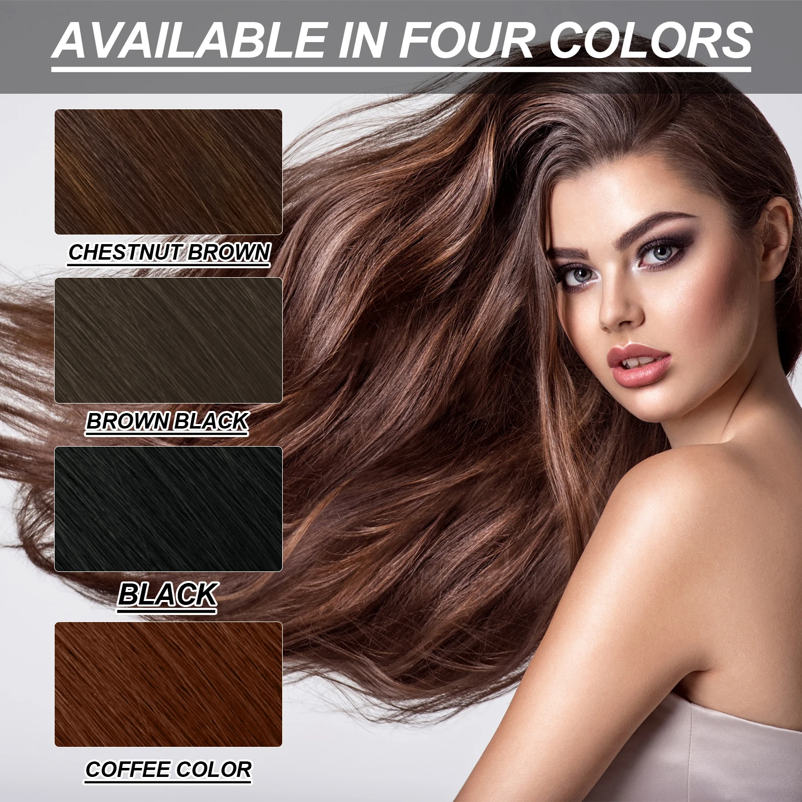 Long Lasting Bubble Hair Dye Shampoo Natural Ginger Color Hair Dye Moisturize Dry Hair Strengthening Back To Black Hair Colored - Image 7