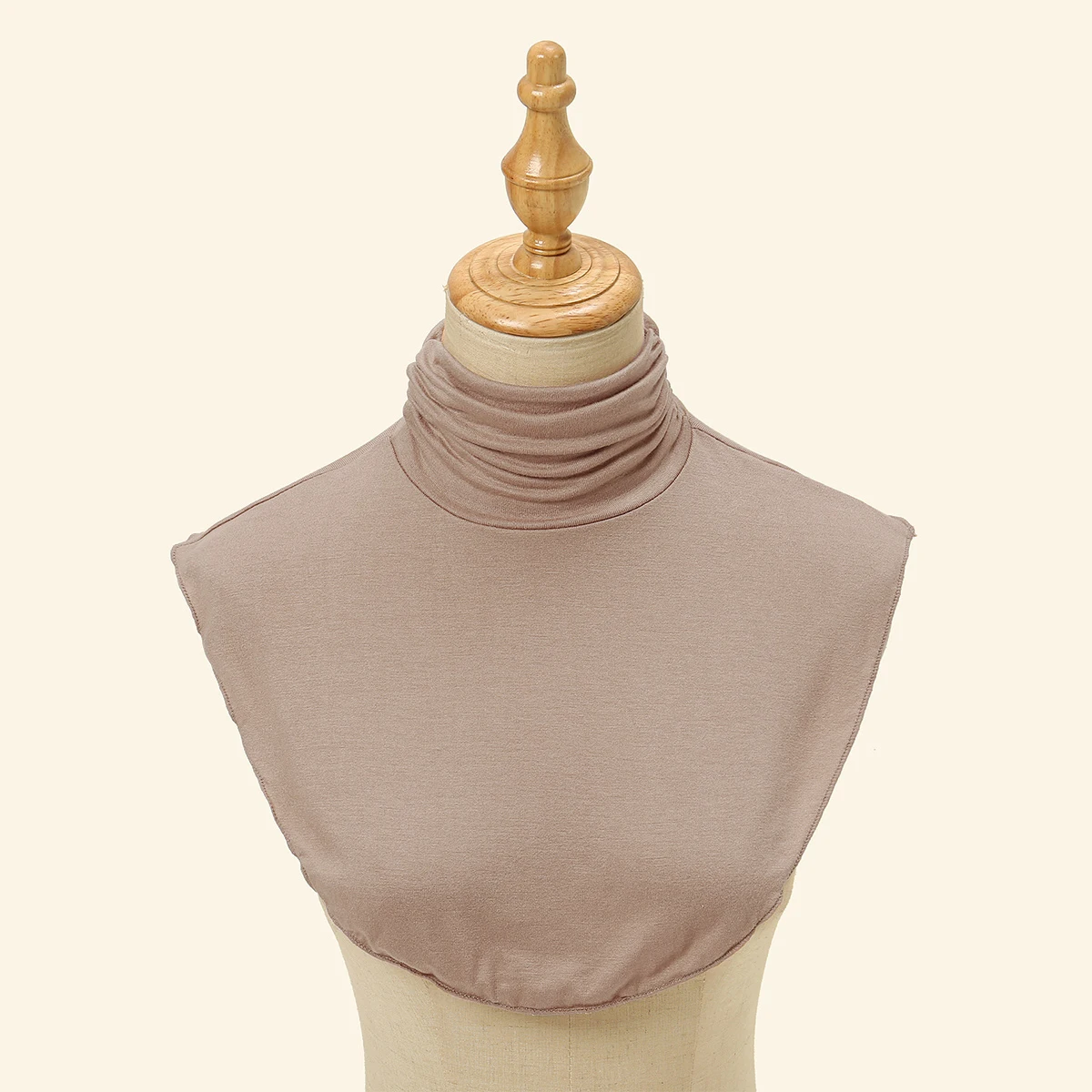 Soft Cotton Modal Inner Neck Cover Solid Color False Collar For Woman Mock Neck Half Top Detachable Collars Neck Free Size - Image 33