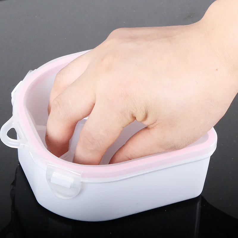 Double soaking hand bowl, exfoliating manicure cleaning care round bowl cleaning bowl - Image 2