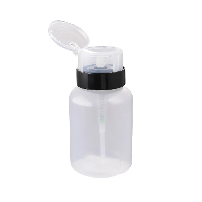 200ml Empty Pump Dispenser Refillable Polish Cleanser Remover Bottle UV Gel Nail Art Clean Liquid Acetone Bottle - Image 7