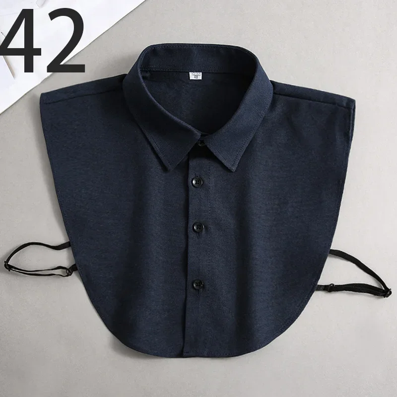 Oxford Textile Cotton Fake Collar for Men Unisex Versatile Spring Summer Fashion Business Collar Inside Office Work Fake Shirt - Image 25