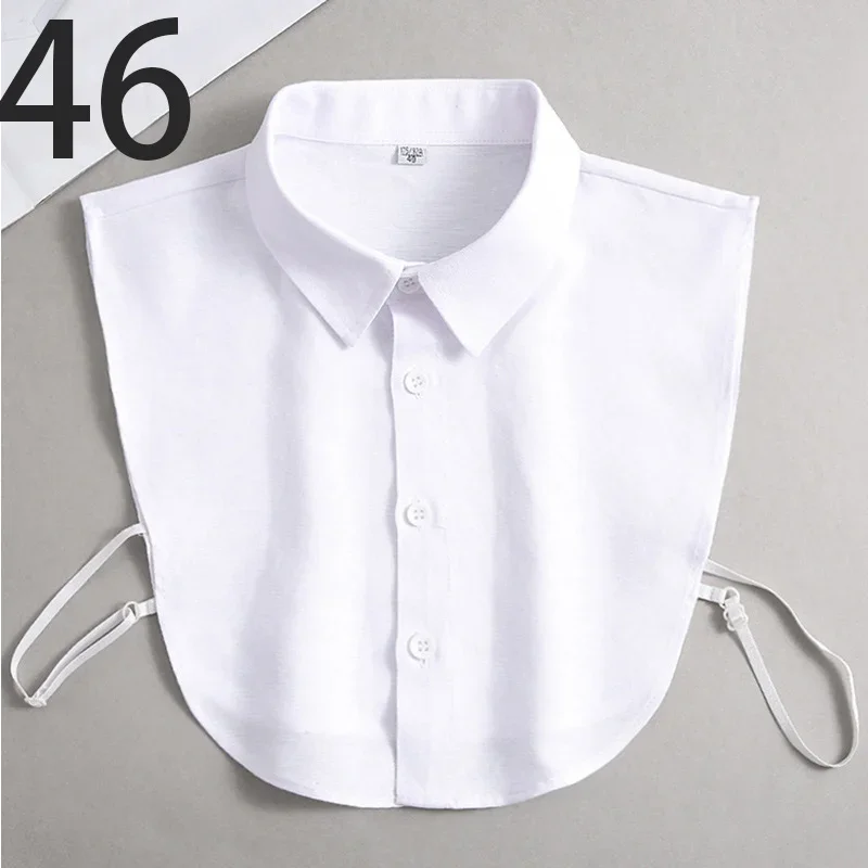 Oxford Textile Cotton Fake Collar for Men Unisex Versatile Spring Summer Fashion Business Collar Inside Office Work Fake Shirt - Image 14