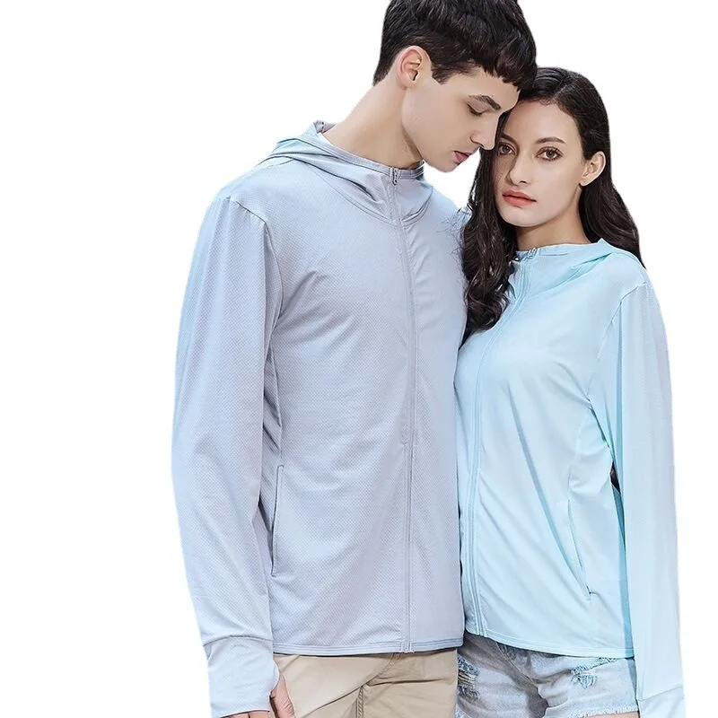 UPF50+ Sun Protection jacket women Ice Silk Hooded Coat for Summer Air Conditioning Clothing Breathable Solid Color - Image 3