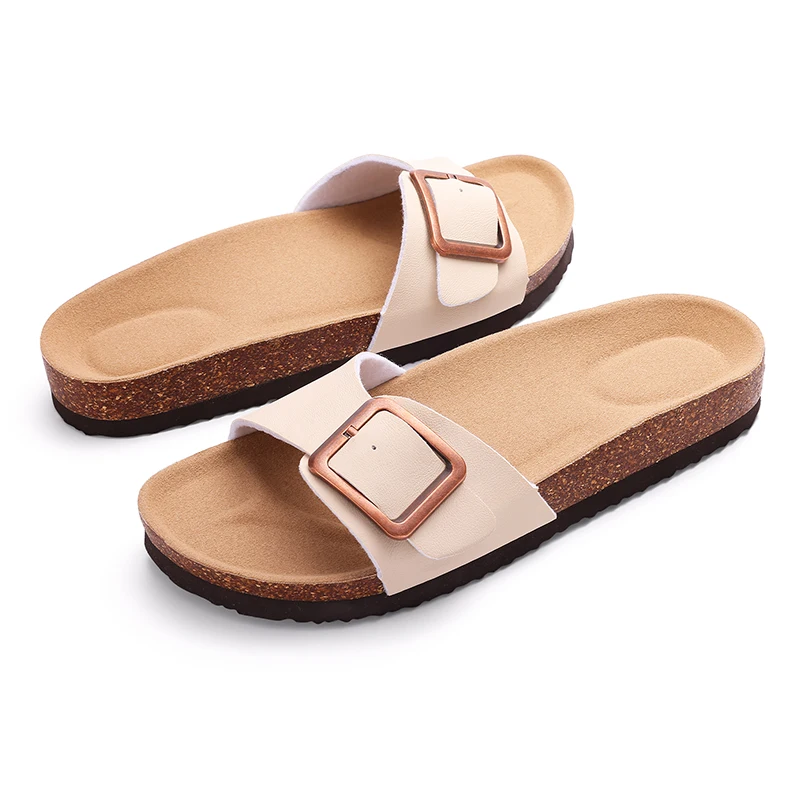 Kidmi Summer Women Sandals Women Flat Sandals Outdoor Beach Sandals Casual Vacation Nonslip Slippers Walking Cushion Sandals - Image 3