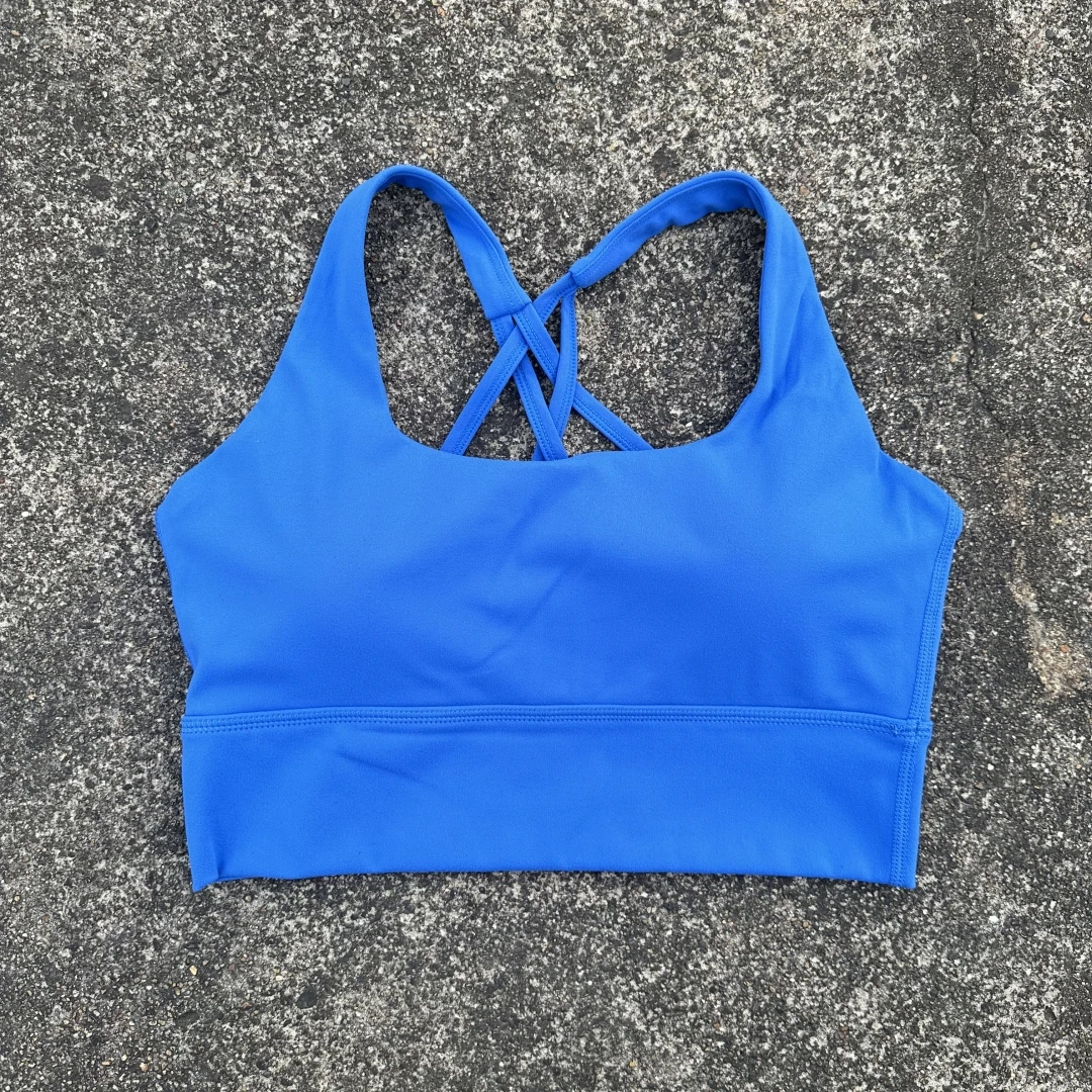 Solid Color Soft Tight Gym Yoga Underwear high strength shockproof Women Cross Back Fitness Bra Sport Top Comprehensive Butter - Image 5