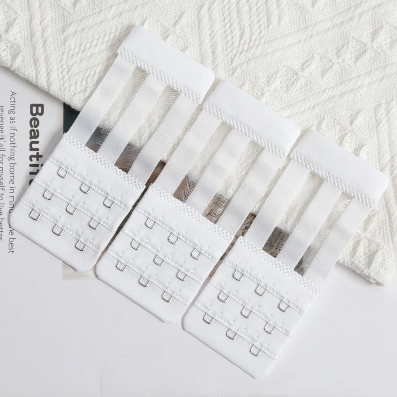 3 Pieces 3 Rows with 3 Hook Extension Straps Comfortable Adjustable Bra Band Women Lingerie Underwear Bra Extender Accessories - Image 6