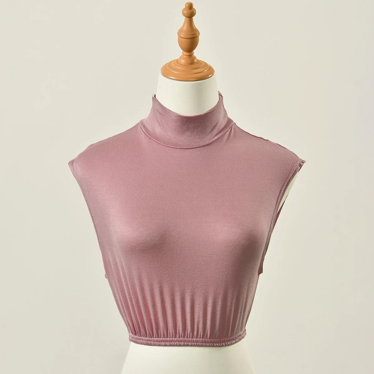 Newest Cotton Modal False Collar Neck Cover Detachable Collars Solid Color False Collar For Woman Mock Half Top Loose Hem Collar - Image 19