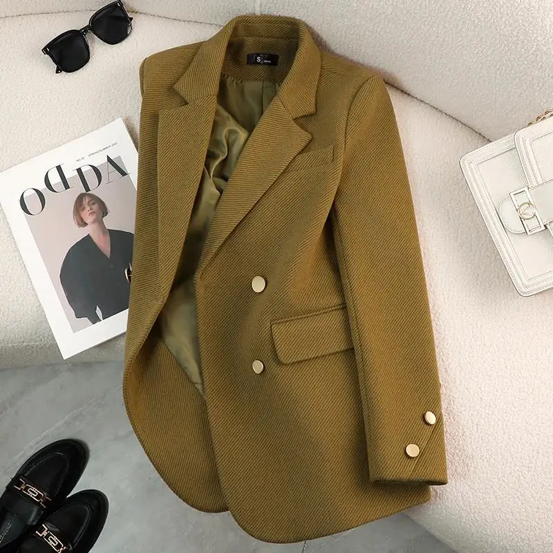 Luxury Brand Blazers Women Clothing Autumn Winter Jacket Button Office Ladies Coat Design Jacket Long Sleeve Outerwear Suits New - Image 7