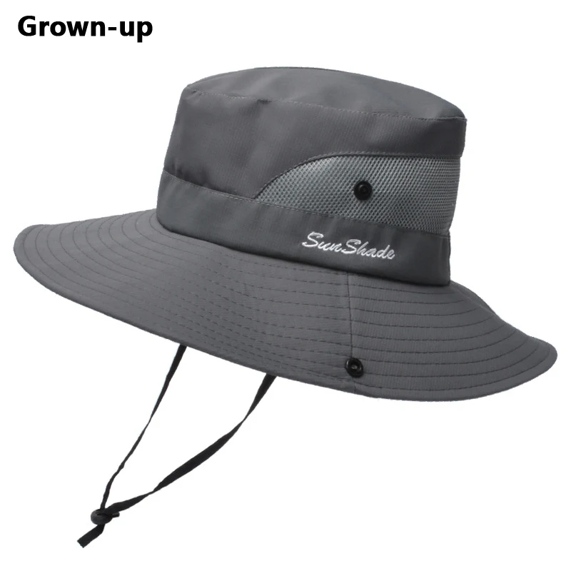 Summer outdoor sun hat, breathable sun hat, foldable sun hat, face mask hat, female ponytail hole fisherman hat - Image 15