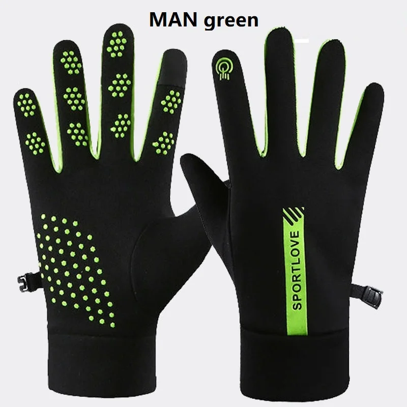 Womens Autumn and Winter Sports Warm Gloves Waterproof and Anti Slip Cycling Gloves Wind and Cold Resistant Outdoor Activity Glo - Image 13