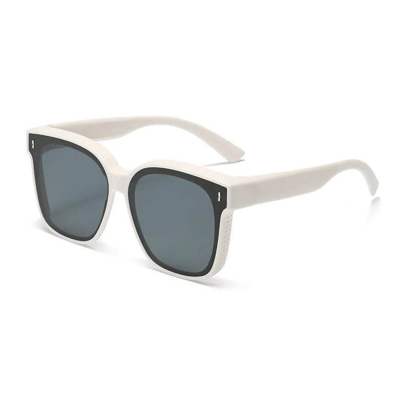 Fashion Square Polarized Sunglasses Cover Over Myopia Prescription Glasses Portable Men Women Vintage Fishing Driving Eyewear - Image 6
