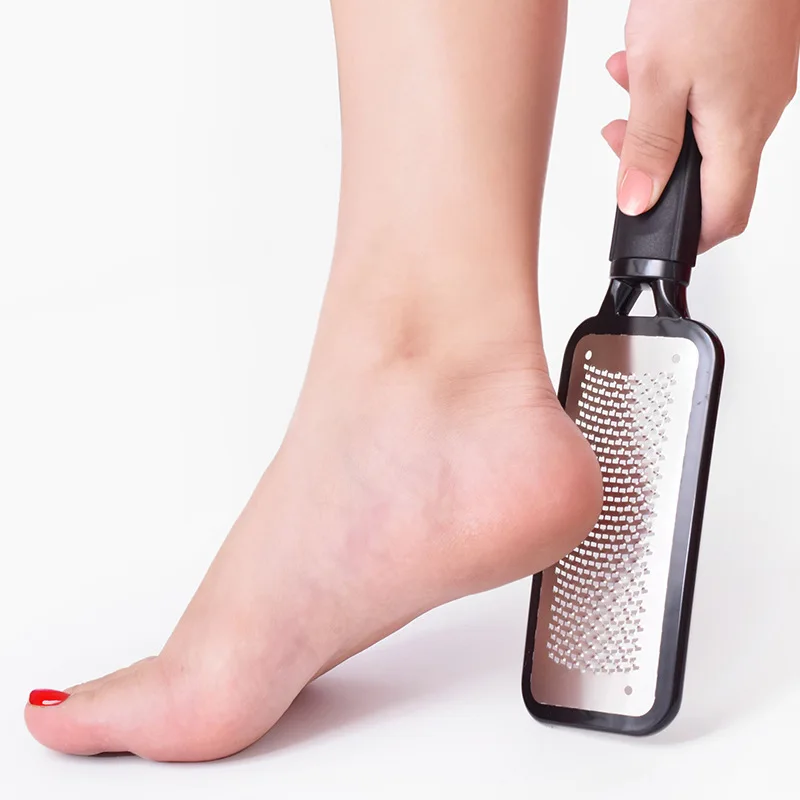RHBJ 1Pcs Foot Scrubber File Rasp Spa Dead Skin Callus Remover Stainless Steel Grater Care Pedicure Tool Restore Feet Product