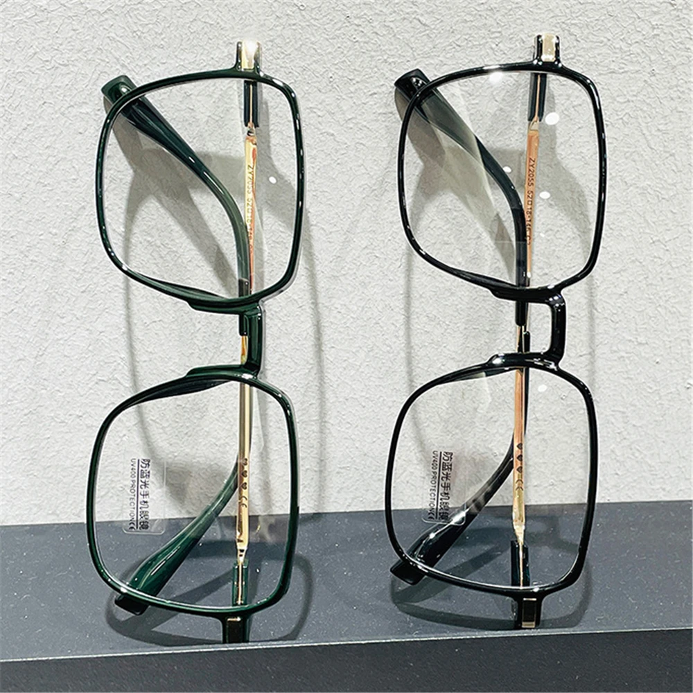 Retro Square Anti-Blue Light Glasses for Women Stylish Clear Frame Anti Radiation Glasses Transparent gafas de sol - Image 5