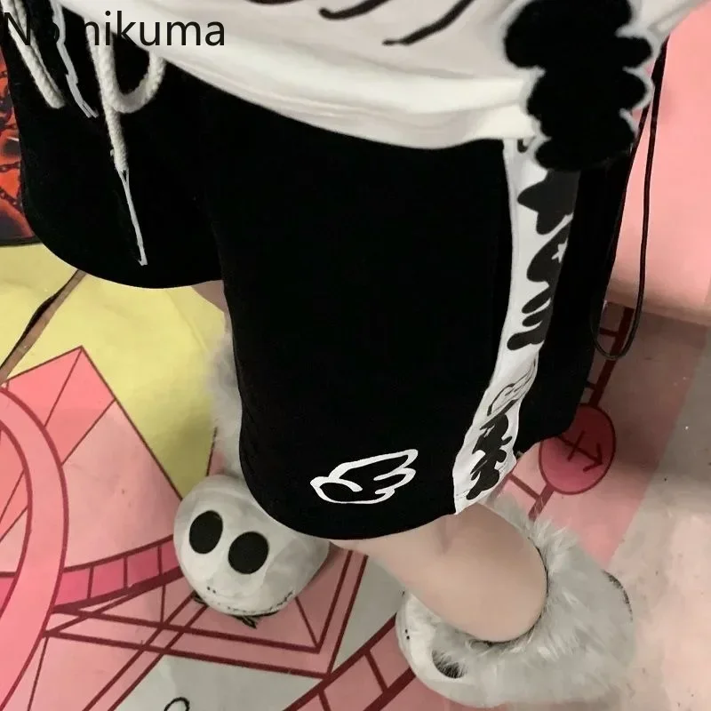 Shorts for Women's Kawaii Women Clothing Japanese Summer Short Pant Print Drawstring Casual Y2k Pantalones 2025 Fashion Bottoms - Image 4