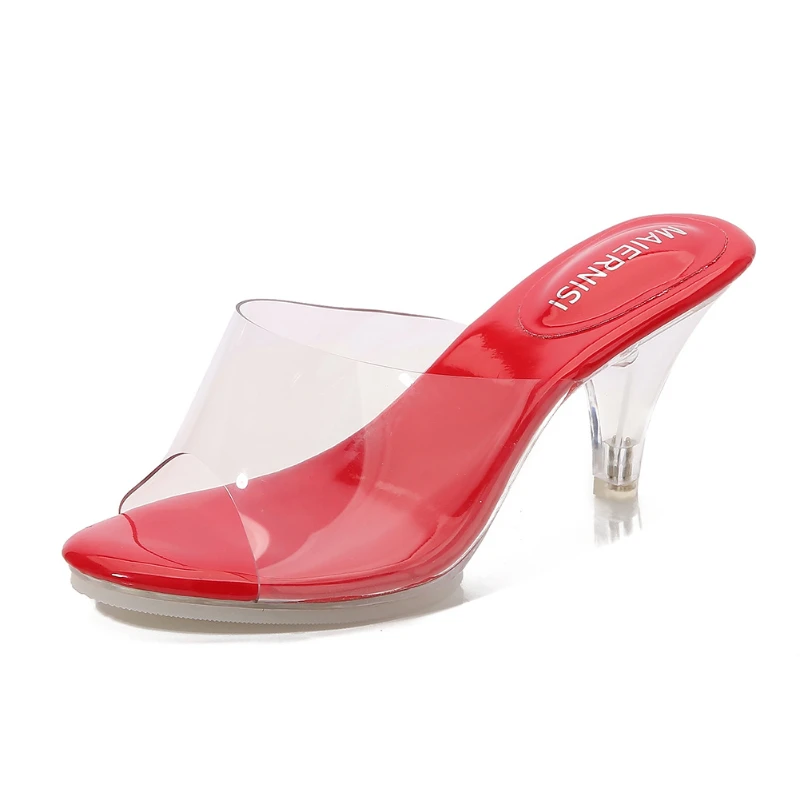 Korean New Style Of Fresh Girl High Heels Sexy Crystal Sandals Daily Shopping Internet Celebrity Sandals Casual And Versatile - Image 11