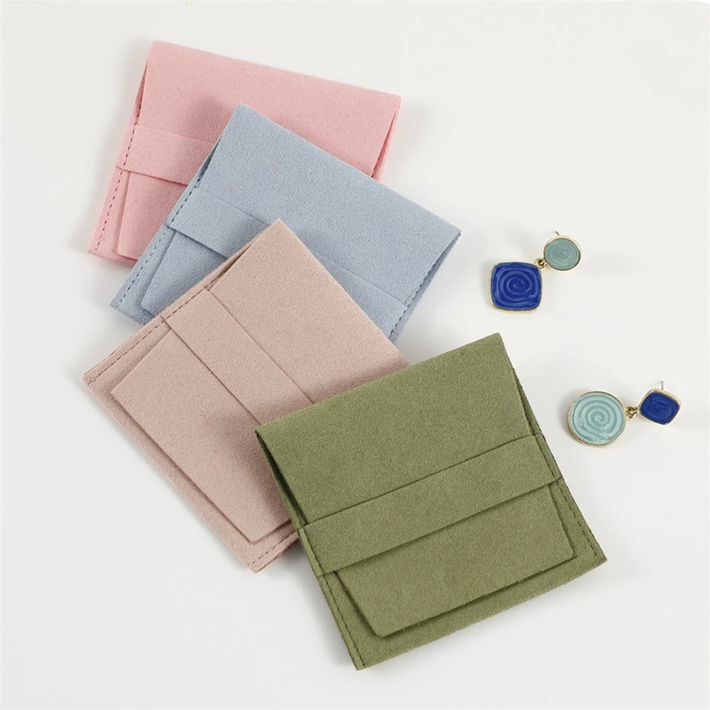 20/50/100Pcs Microfiber Jewelry Gift Bags for Wedding Party Candy Favors Envelope Pouch DIY Jewelry Organizer Earrings Bracelets - Image 5