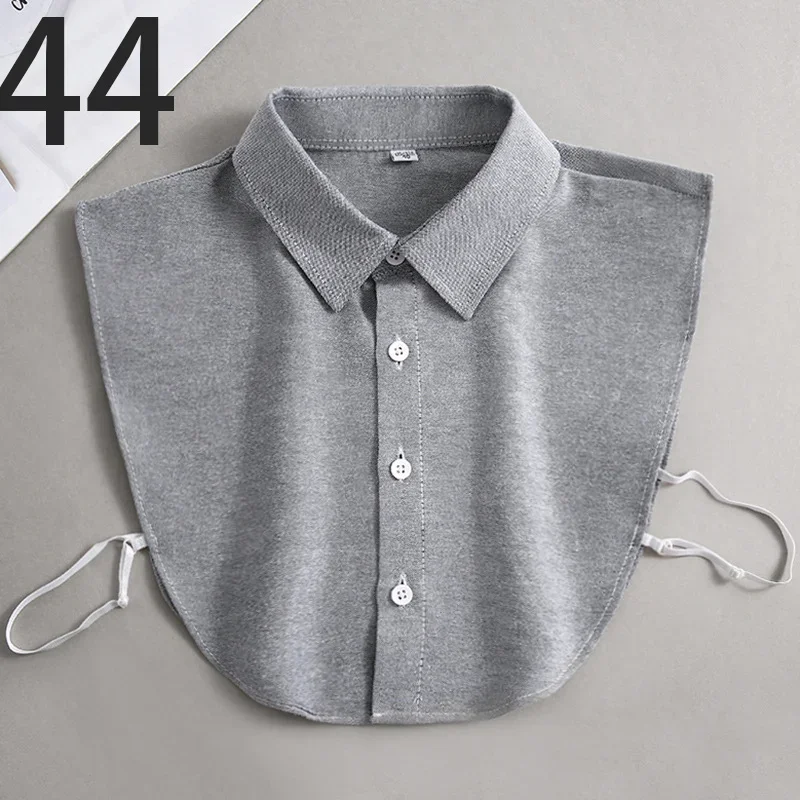Oxford Textile Cotton Fake Collar for Men Unisex Versatile Spring Summer Fashion Business Collar Inside Office Work Fake Shirt - Image 11