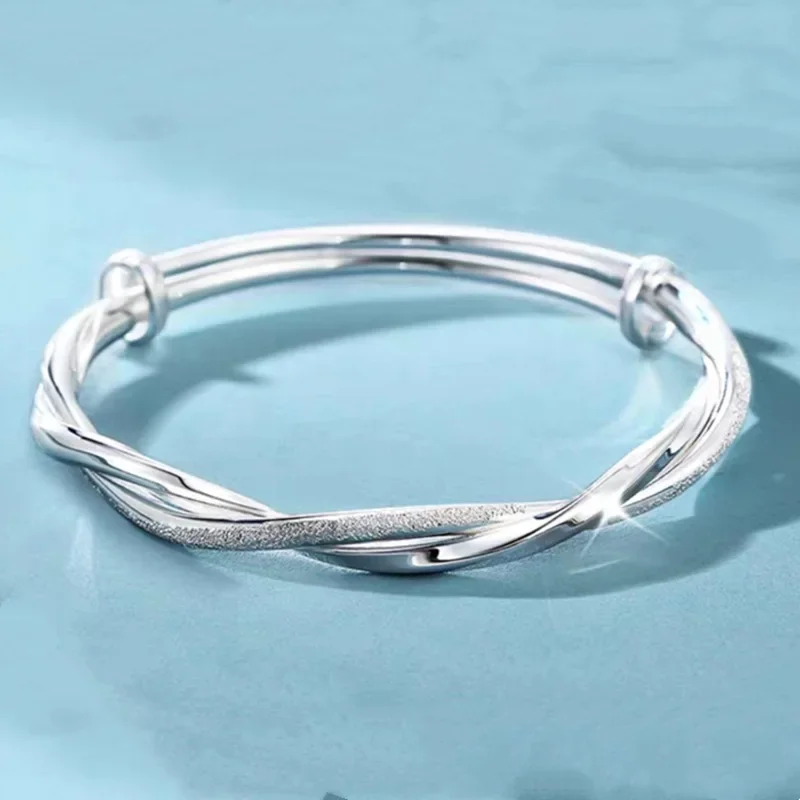 925 Sterling Silver Peacock Opening Screen Bracelet For Women Luxury Designer Texture Open Bracelets Party Original Jewelry Gift - Image 10