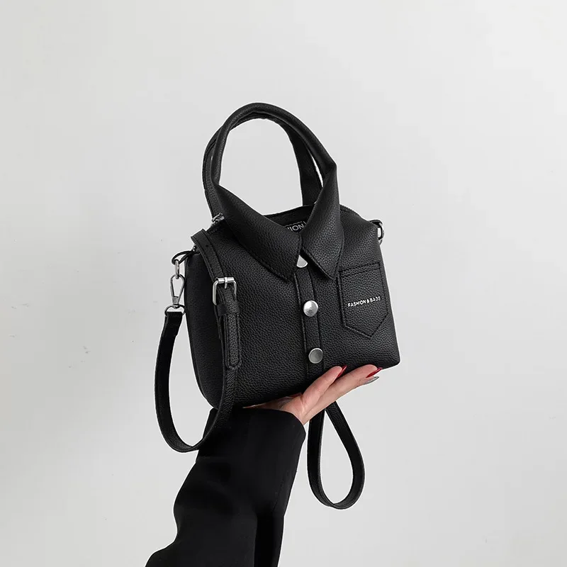 PU Square Compact Shoulder and Crossbody Bags Zipper Unique Design High Quality Hand Bags for Women 2025 Designer Style Bolso - Image 9