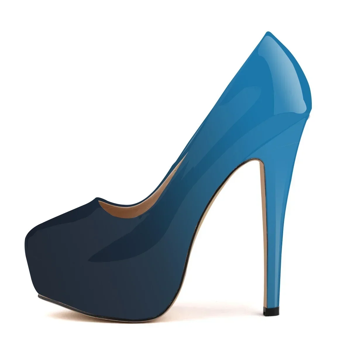 Women Sexy Pumps Stilettos 14cm Super High Heels Round Toes Platform Thin Heel NightClub Party Dress Red Wedding Shoes Big Size - Image 24