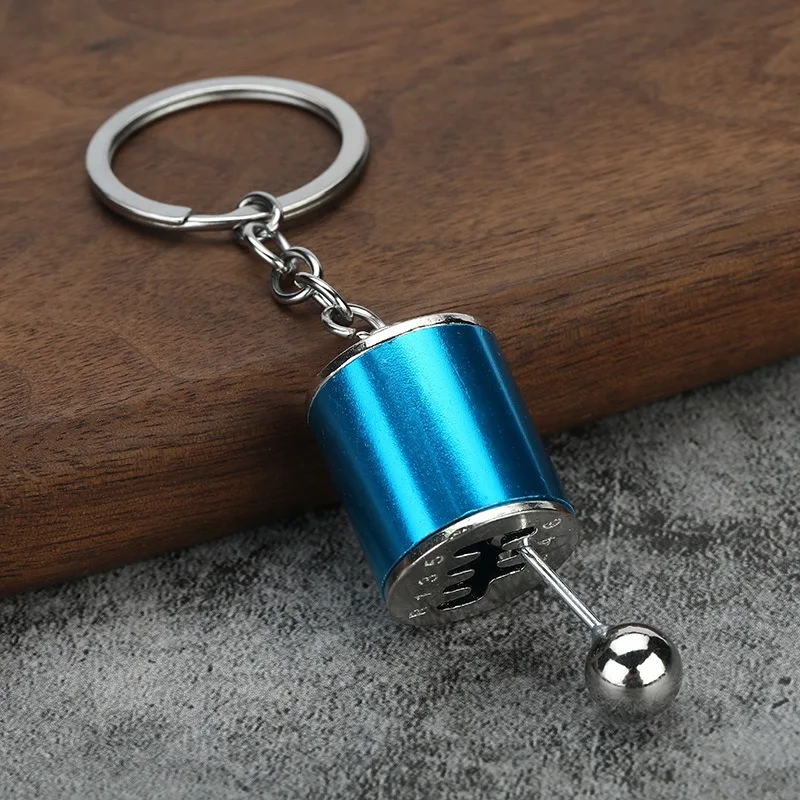 Mini Turbo Turbocharger Keychain Car-styling Keyring Gear Gearbox Pendant Keychain Stick Knobs Keyring Shift Metal Key Ring - Image 3