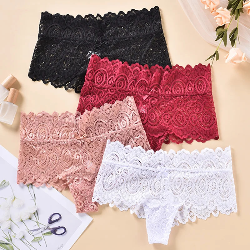 Sexy And Fashionable Women's Lace Triangle Pants Summer Women's Clothing Women's Cotton Underwear Breathable Antibacterial - Image 2
