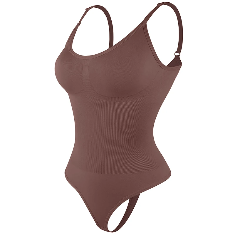 Bodysuit Women Shapewear Tummy Control Butt Lifter Body Shaper Smooth Invisible Under Dress Slimming Underwear Low Neck Jumpsuit - Image 18