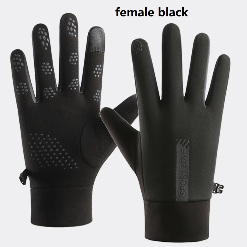 Womens Autumn and Winter Sports Warm Gloves Waterproof and Anti Slip Cycling Gloves Wind and Cold Resistant Outdoor Activity Glo - Image 10