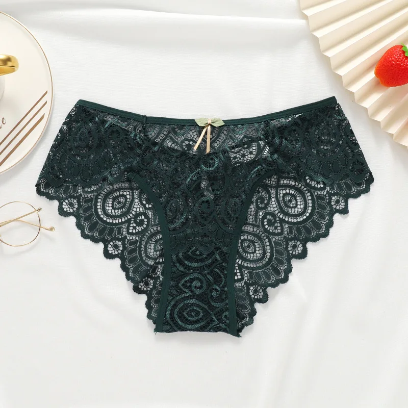 Meet'r Women Sexy Lace Panties Low-Rise Temptation Lingerie Female G String Transparent Underwear Hollow Out Briefs Intimates - Image 8