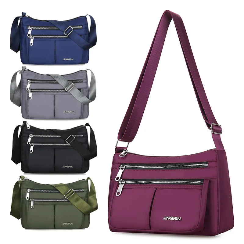 New Women's Bag Fashion Mother Shoulder Bag Oxford Waterproof and Elderly Leisure Travel Large Capacity Bag